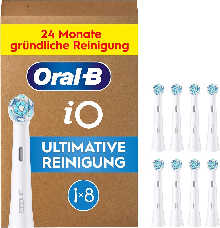 iO Aufsteckbürsten Ultimative Reinigung, Weiß, 8 Stück