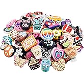 100 Pcs Foods Leisure Silicone Beads, Silicone Focal Beads for Keychain Making, Rubber Spacer Loose Beads for Pens Crafts Necklace Bracelet