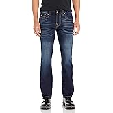 True Religion Men’s Ricky Straight Leg Jeans with Back Flap Pockets – Mens Jeans