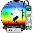 Green Blob Outdoors Multi-Color Fishing and Pool Light (Includes Red, Green, Blue, Yellow, White, Orange, Purple & More) Underwater, with 30ft Cord, LED, Fish Attractor, (7,500 Multi-Color)