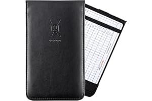 Handy Picks Leather Golf Scorecard Holder | Yardage Book Cover | Scorecard n Pencil Included
