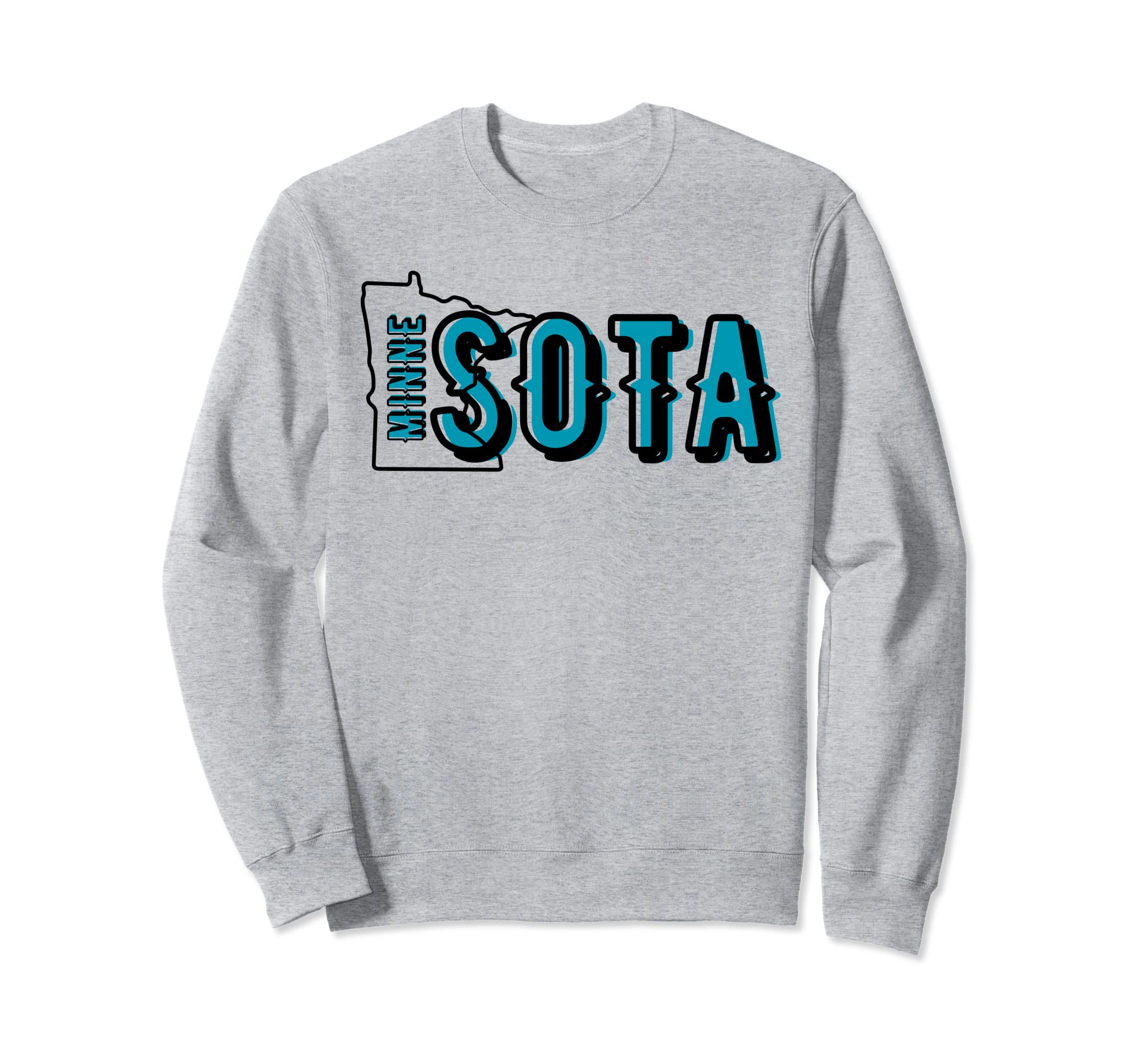 Photo 1 of Minnesota Map MN Outline Minne Sota Sweatshirt