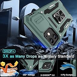 DEERLAMN Case for iPhone 11 with Slide Camera