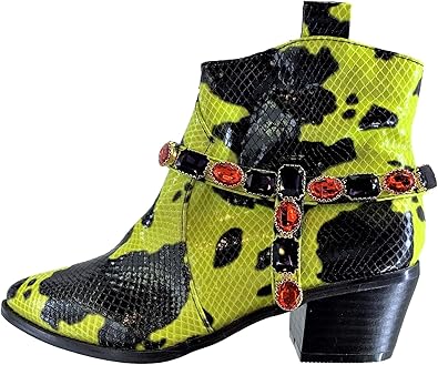 white python booties