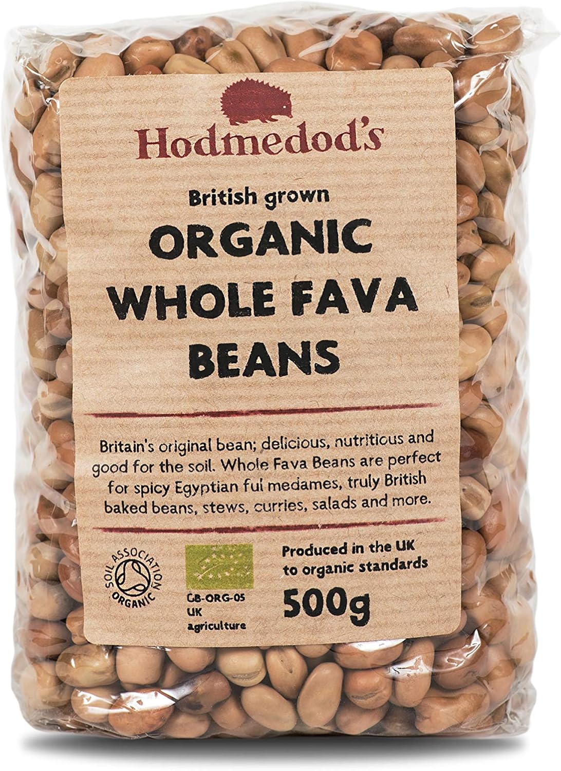 Hodmedod's Organic Whole Dried Fava Beans, 500 g Amazon.co.uk Grocery