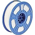 Dremel DigiLab PLA-WHI-01 3D Printer Filament, 1.75 mm Diameter, 0.75 kg Spool Weight, Color White, RFID Enabled, New Formula and 50 Percent More per Spool
