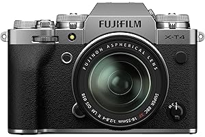 Fujifilm X-T4 Mirrorless Digital Camera XF18-55mm Lens Kit - Silver