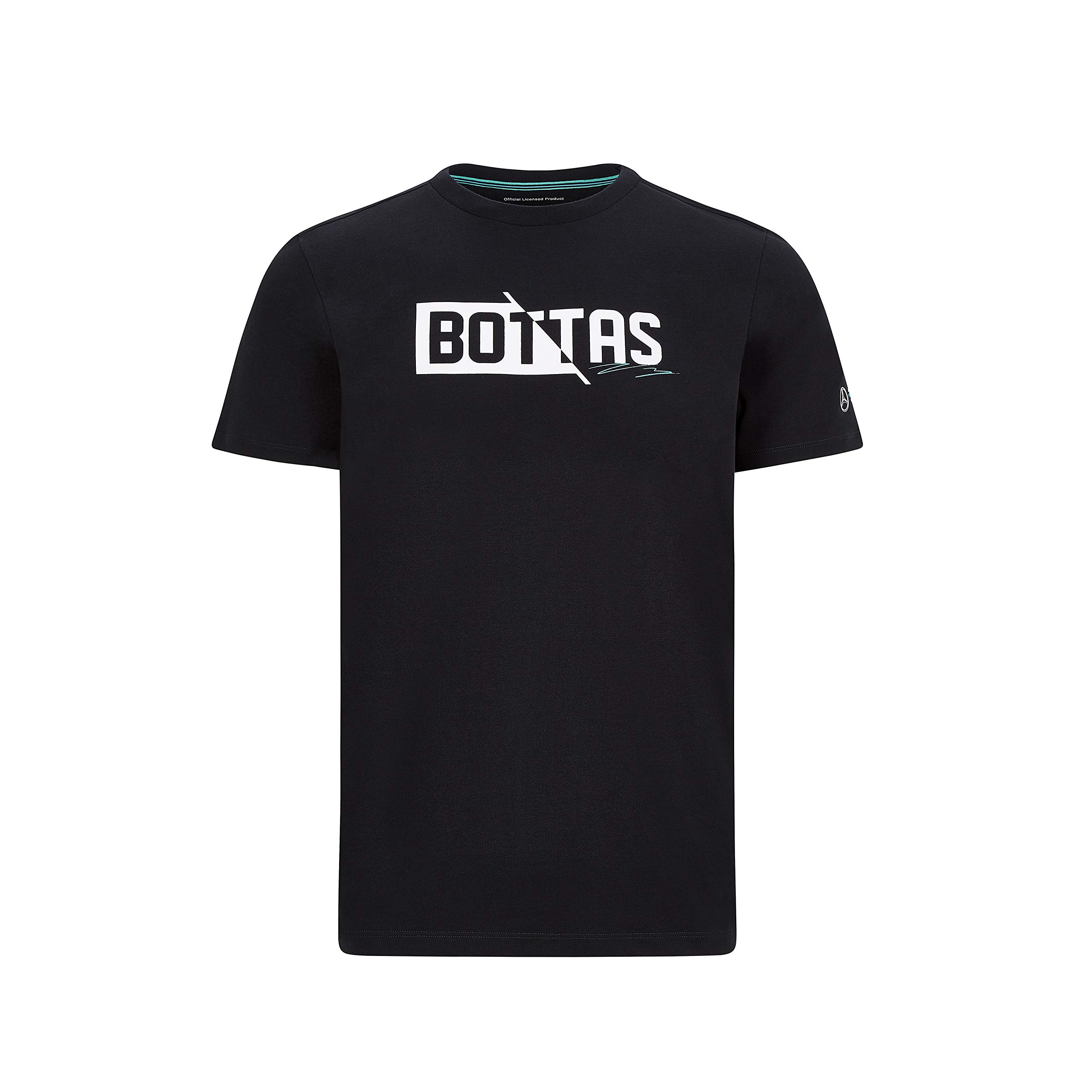 Fuel For Fans Mercedes-AMG Petronas Men's Formula 1 Driver T-Shirt, Valtteri Bottas, Black, M