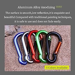 munkees 2-Pack 8-Shaped Carabiner Clips