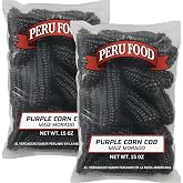 Peru Food Purple Corn Cob, Maiz Morado para Chicha Morada, Traditional Dried Peruvian Corn, 15 oz each - Pack of 2