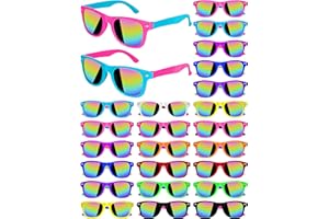 Blowata Kids Sunglasses Bulk, Neon Polarized Sunglasses for Kids, Summer Sun Glasses for Pool Beach Party