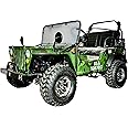 125CC Willys GO Kart | Venom | 125CC COOLSTER GO-Kart for Children, Young Adults (Camo Green)