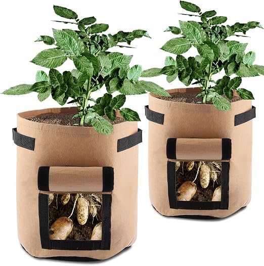 SHANNA, Bolsas de Cultivo para Patatas, Zanahorias, Tomates ...