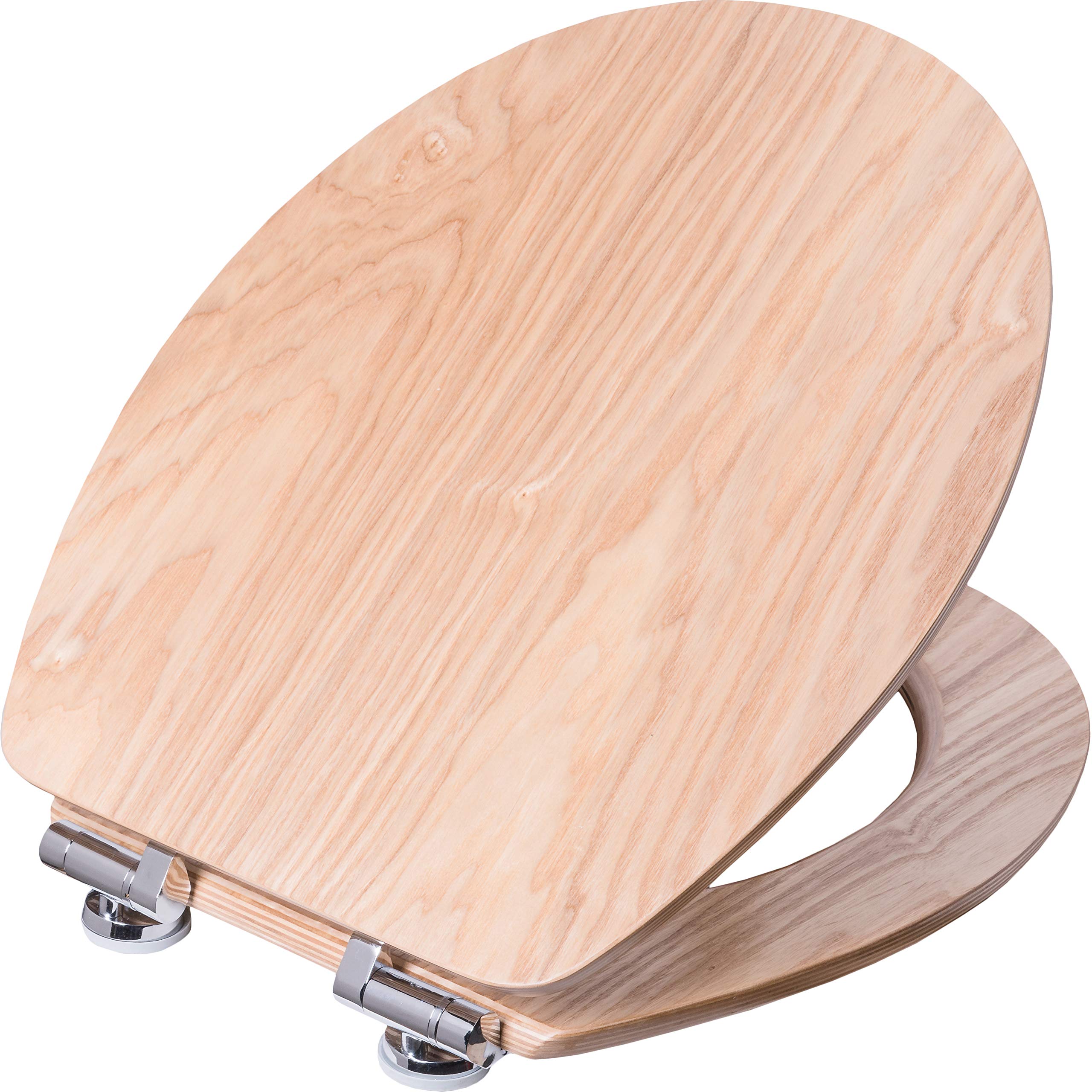 Cornat KSLIGESC Toilet Seat Ligna Oak with Soft-Close Mechanism