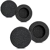 Plantronics Headset Ear Cushions Replacement Foam Ear Pads for Plantronics HW251N HW261N HW510 HW520 Blackwire C320 3210 3220 3320 Jabra PRO 920 Biz 1500 GN2000 Headphones (4 Pack)