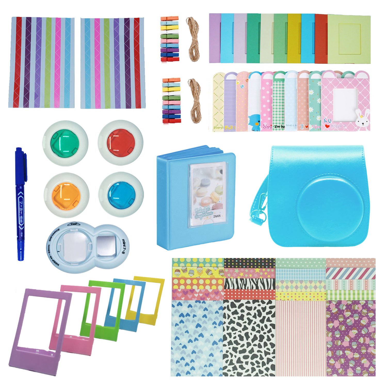 FollowSun  Cámara Accesorios Set para Fujifilm Instax Mini s Incluir Caja