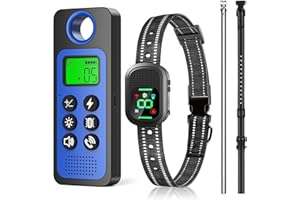 KOCYARE Dog Shock Collar, New 4500FT Dog Training Collar with Call, Remote E-Collar Waterproof Collars with 4 Training Modes Microphone Shock Vibration and Beep Anti Barking Collar for Large Medium Small