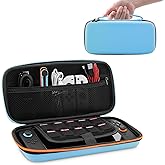 PAWDIARY Switch 2 Carrying Travel Case for Accessories Storage, Portable Bag Compatible with Nintendo Switch 2 2025 Console, Large Capacity Hard Shell Switch 2 Accessories Bundle - Blue