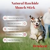HOWLERS Natural Rawhide Dog Chew Sticks 12.5cm Pack of 100 view 7