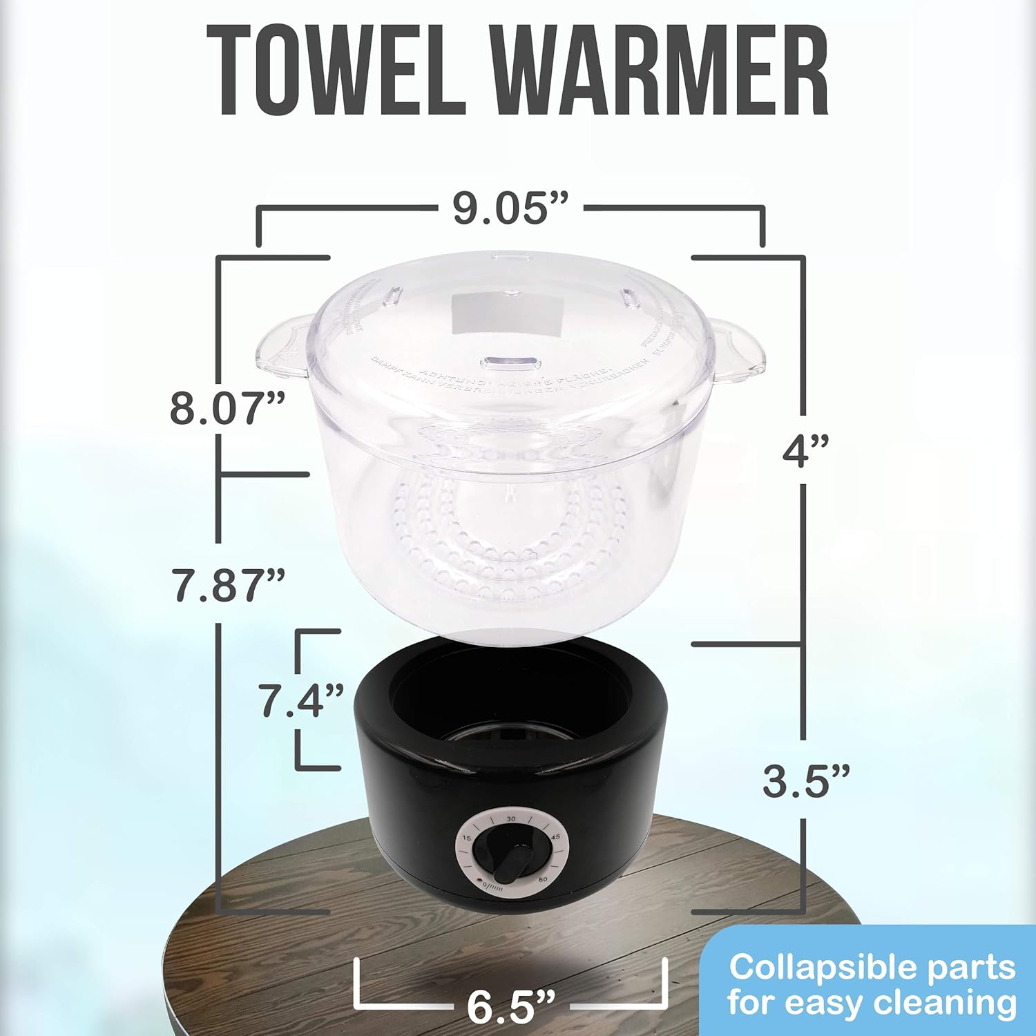 Hot Towel Warmer, Fast Heating Towel Steamer for 12 Small Face Towel, Towel Warmer for Facials, Steamer for Massage Stones and Hand Towels, Hot Towel Steamer 178°F in 10mins! for Nail Salon and Spa: Beauty
