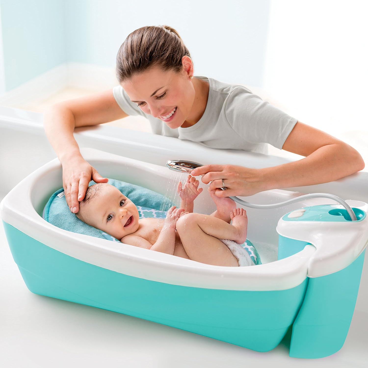 Summer Lil Luxuries Whirlpool, Bubbling Spa & Shower, Blue : Baby