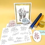 3pc Tag Sentiments Happy Birthday Stick & Shine
