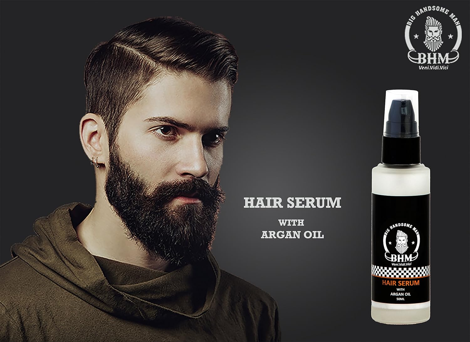 Buy Big Handsome Man Hair Serum With Argan Oil 50 Ml Argan