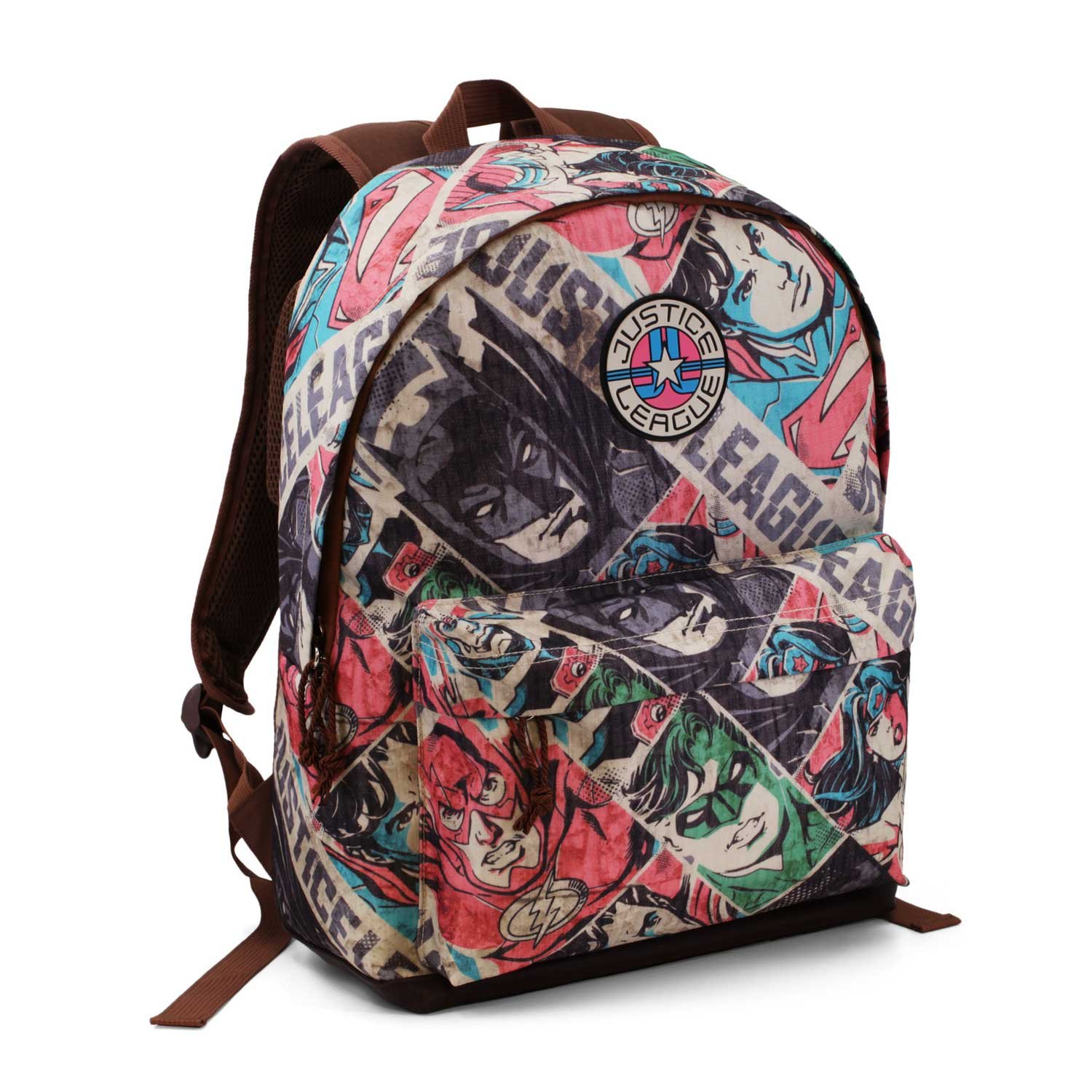 Karactermania Jla Freetime School Backpack, 43 cm, Multicolour (Multicolor)