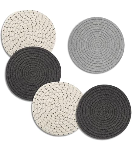 Dessous De Plat En Silicone - Lot De 4 - Pliables Et Anti-chaleur - Protection Pour Tables Et Plans De Travail