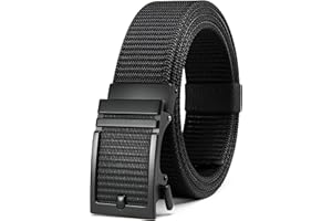 YOETEY Ratchet Tactical Gun Belt for Men - 1.5" Stiff Nylon Web Work Belts Heavy Duty for Concealed Carry Holster