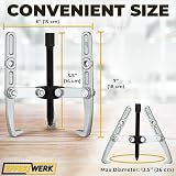 EffektWerk 3 Jaw Gear Puller 6 inch/15 cm Wheel Bearing Removal Kit view 5