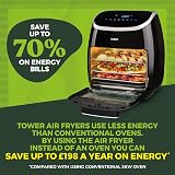 Tower T17039 Xpress Pro 5-in-1 Digital Air Fryer Oven 11L 2000W Black view 6