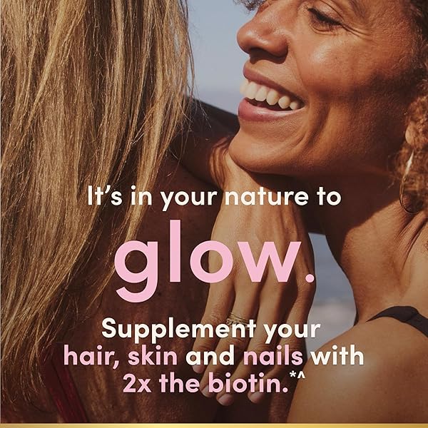 NATURE’S BOUNTY ADVANCED HAIR, SKIN & NAILS, ARGAN-INFUSED VITAMIN SUPPLEMENT WITH BIOTIN AND HYALURONIC ACID, 150 RAPID RELEASE SOFTGELS, 50 TOTAL SERVINGS