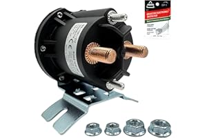 FalconSupply Genuine Trombetta 684-1261-212 12V Solenoid Switch Relay Kit, Replaces Meyer, Maxon, Big Tex, Boss, Bucher for Hydraulic Pump, Liftgate, Snow Plow, Dump Trailer, Golf Cart, RV, Forklift