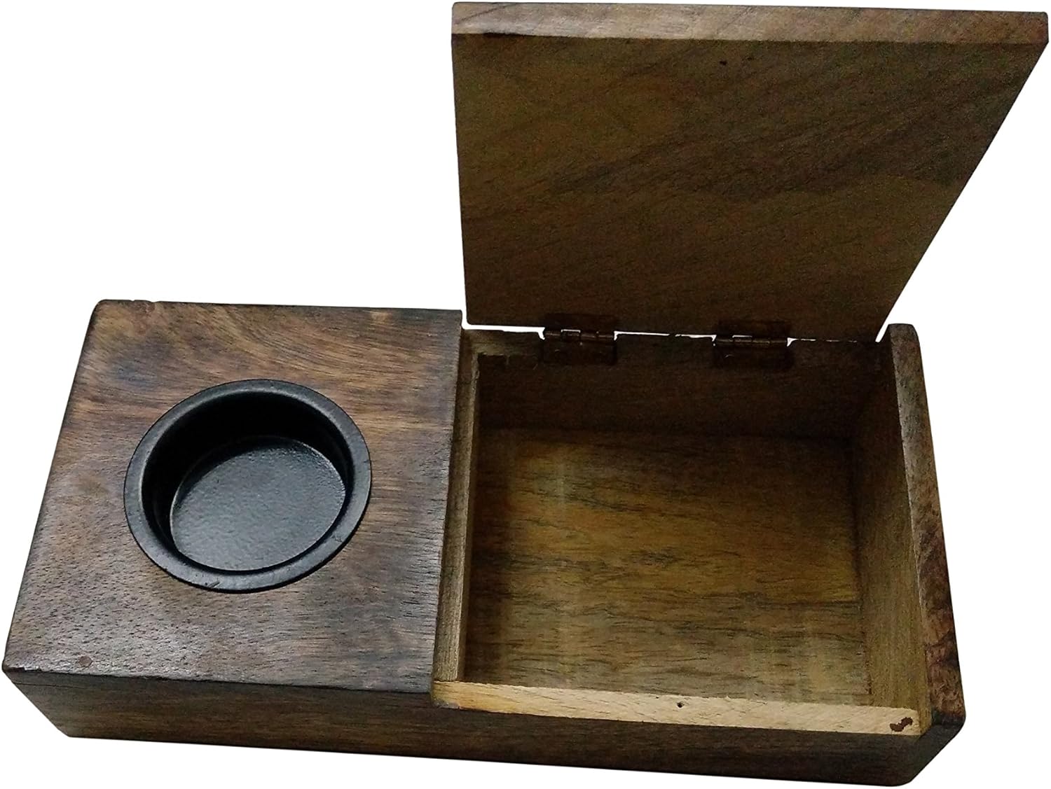 The Indian Arts Wooden Cigar Box with ashtray Amazon.co.uk Kitchen & Home
