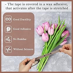 COIDEA 8 Packs Floral Tape, 1/2" Wide Flower