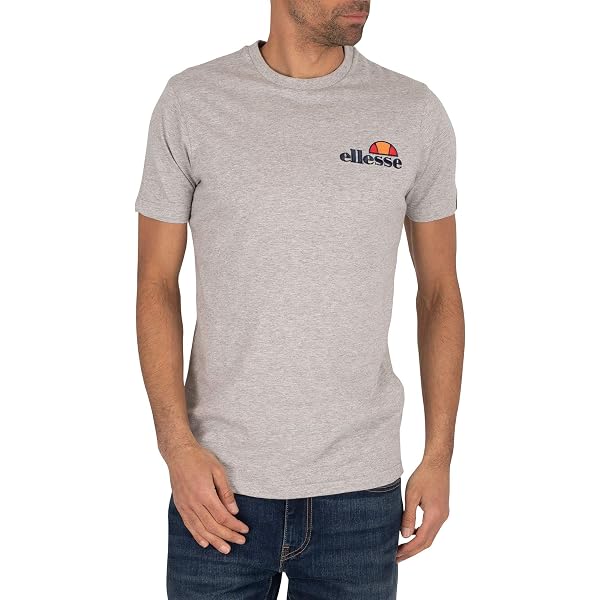 T-Shirt Uomo Ellesse SL PRADO TEE - Manica Corta Girocollo Stampa Logo - Nuova Con Etichette