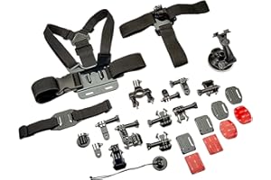 SCIENCEPURCHASE Science Purchase 33 Piece Accessory Kit for GoPro HERO3+, GoPro HERO3, GoPro HERO2 and GoPro HERO Cameras