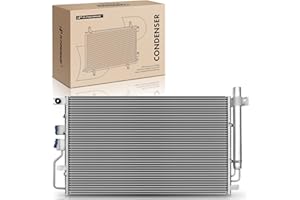 A-Premium Air Conditioning A/C Condenser Compatible with 2010-2015 Chevrolet Equinox & 2010-2015 GMC Terrain, Replace# 208397