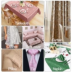 Cobedzy Rose Gold Satin Fabric by The Yard - 5