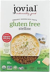 Jovial Pasta Brown Rice Stelline 12 Oz