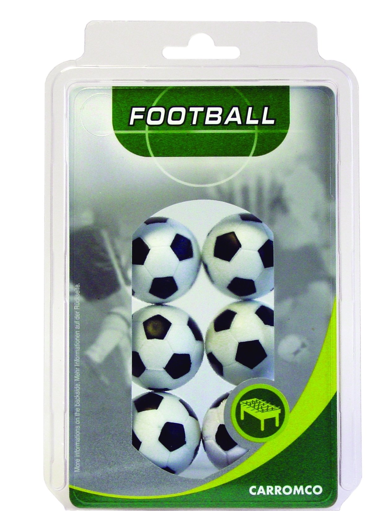 CARROMCO Balls Futboll-4026236 Balls Black/White One size