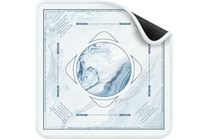 Deyimmei Mahjong Mat for Table - Non-Slip Mahjong Table Cover with Storage Pockets, Perfect Mahjong Accessories & Gifts for Women, Men, and Mahjong Enthusiasts (Ocean's Embrace)