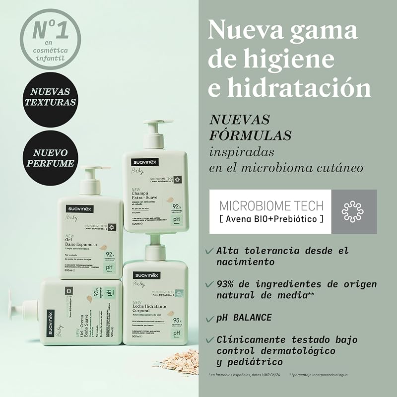 , Gel de Champô Espumante para Bebés, para Pele e Cabelo, 500 ml