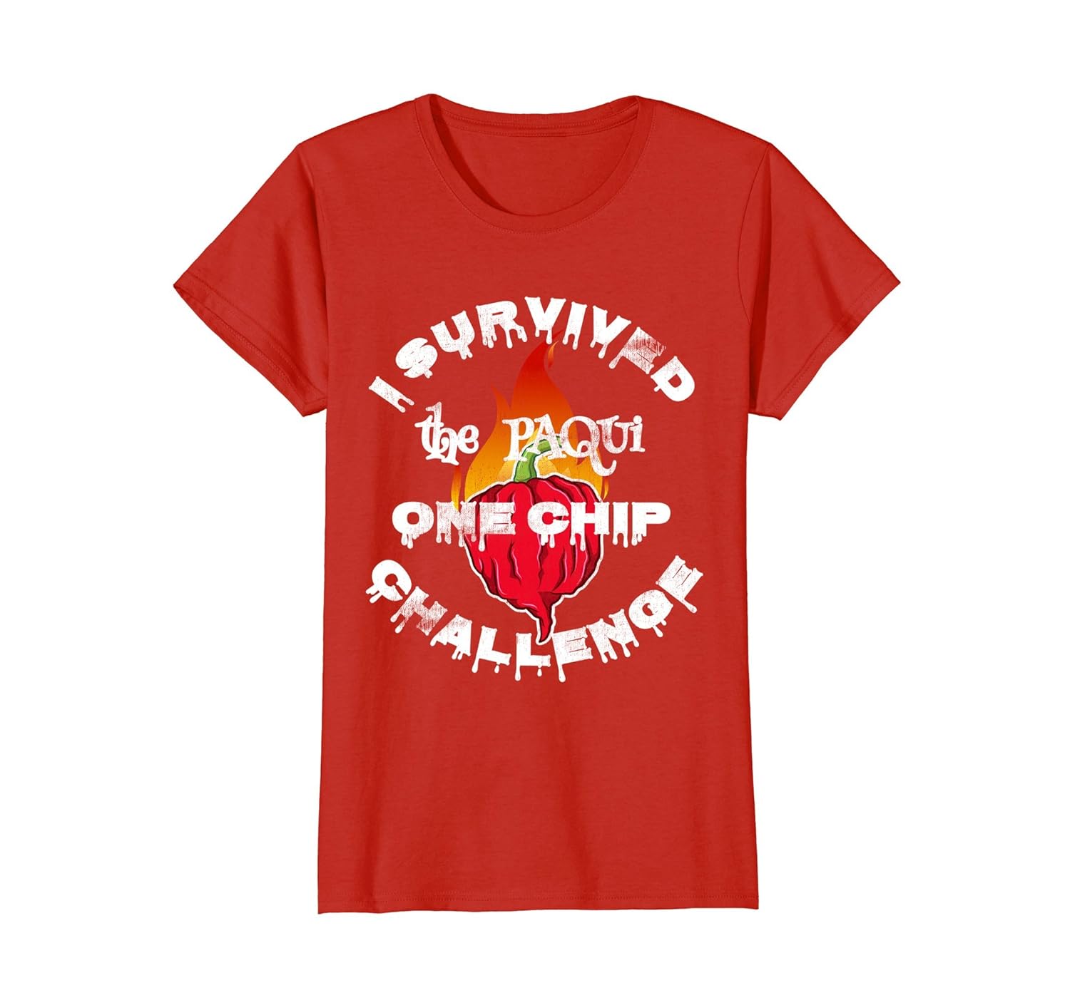 Paqui One Chip Challenge Ghost Pepper Survival Swag TShirt4LVS