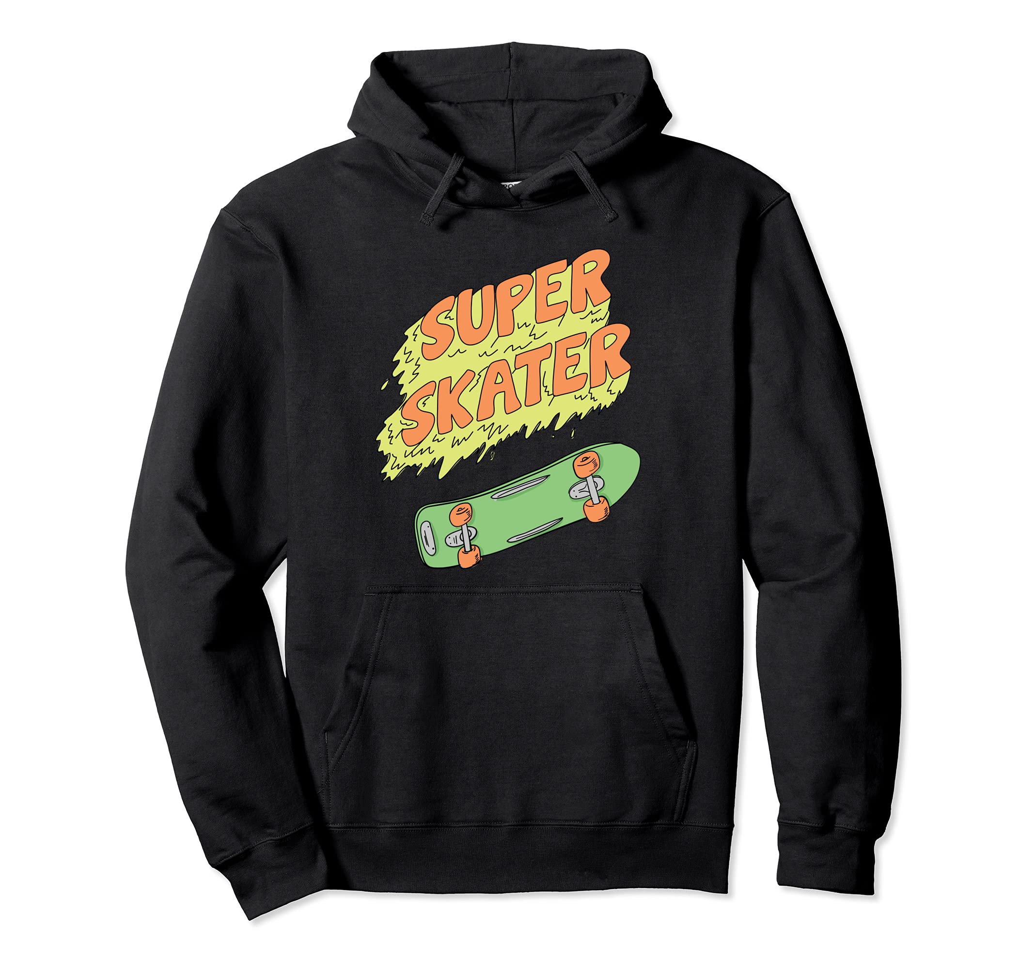 Super Skater - Skating Gift For Skaters & Skateboarders Pullover Hoodie
