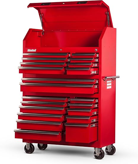 International 42 Inch 20 Drawer Toolbox With Ball Bearing Drawer