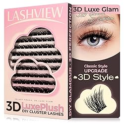 LASHVIEW Lash Clusters 182pcs D Curl Lash Clusters