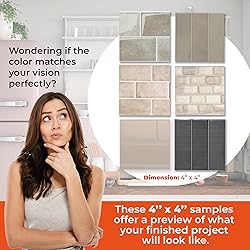 SMART TILES Peel and Stick Backsplash - 3D Adhesive