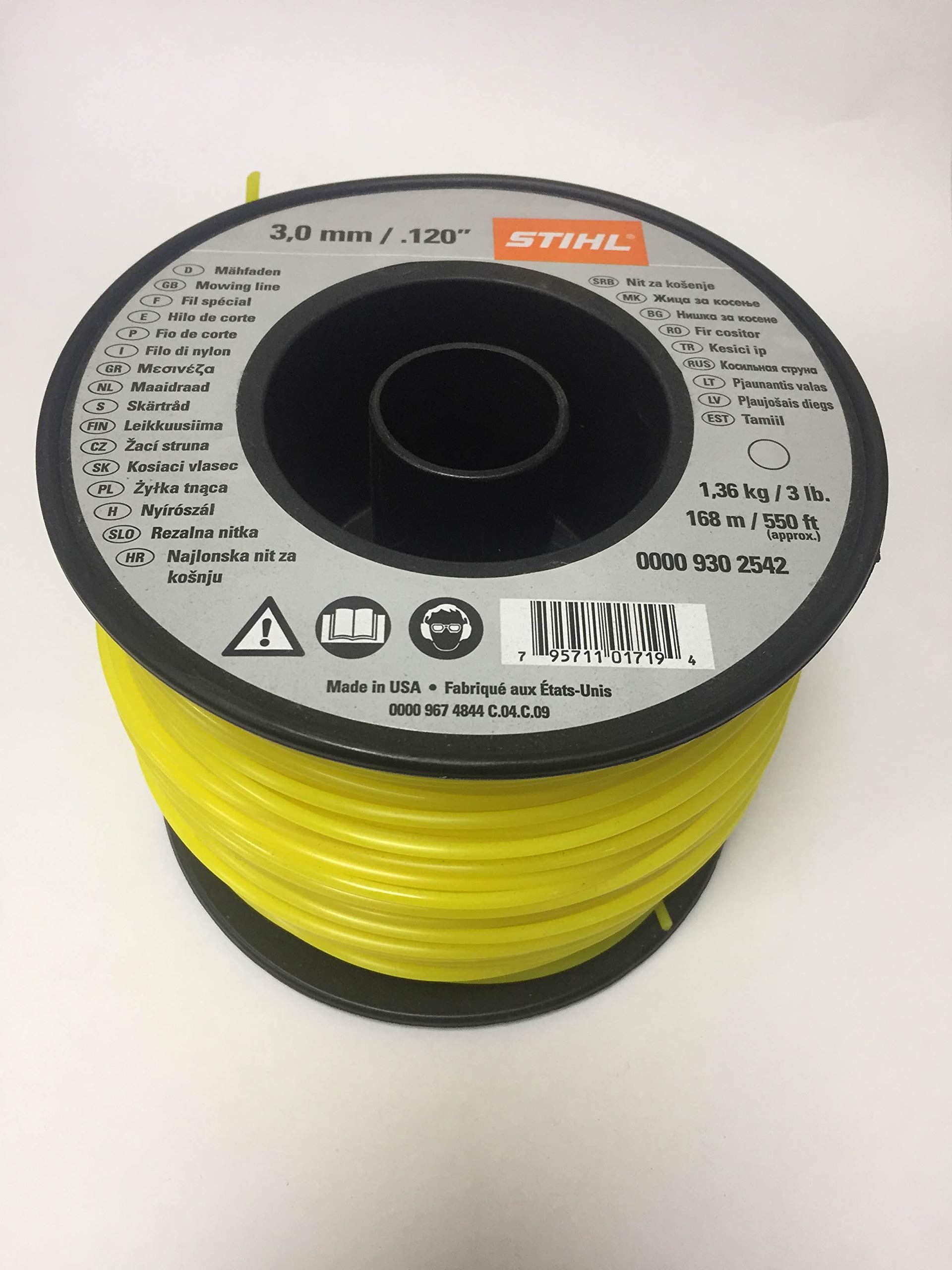 Stihl Genuine 0000 930 2542 3.mm x 168m 3lb Bulk Line